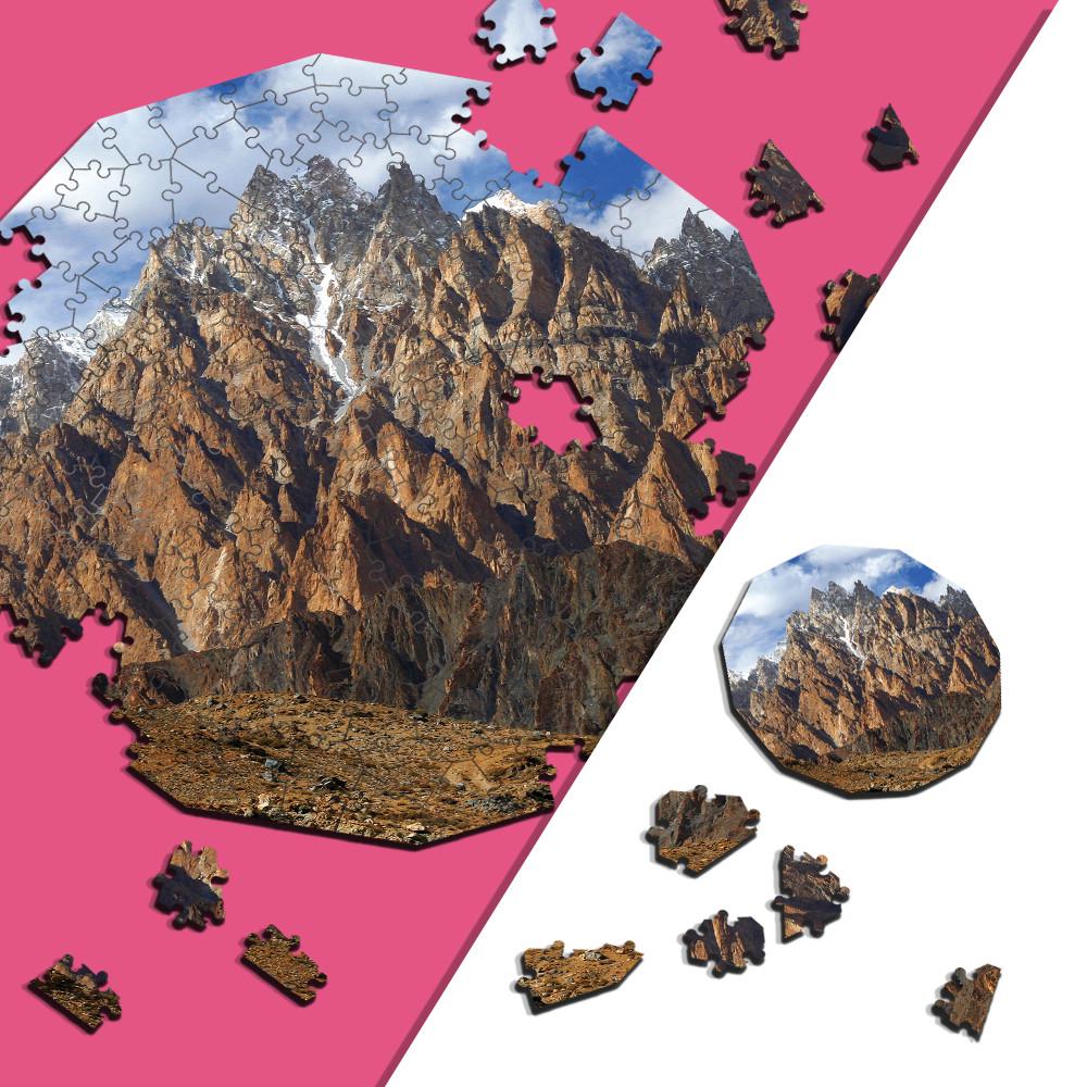 Пазл дерев'яний фігурний THEGRAVIX Гори Пассу Сар 146 деталей - фото 3 Пазл дерев'яний фігурний THEGRAVIX Гори Пассу Сар 146 деталей - фото 3