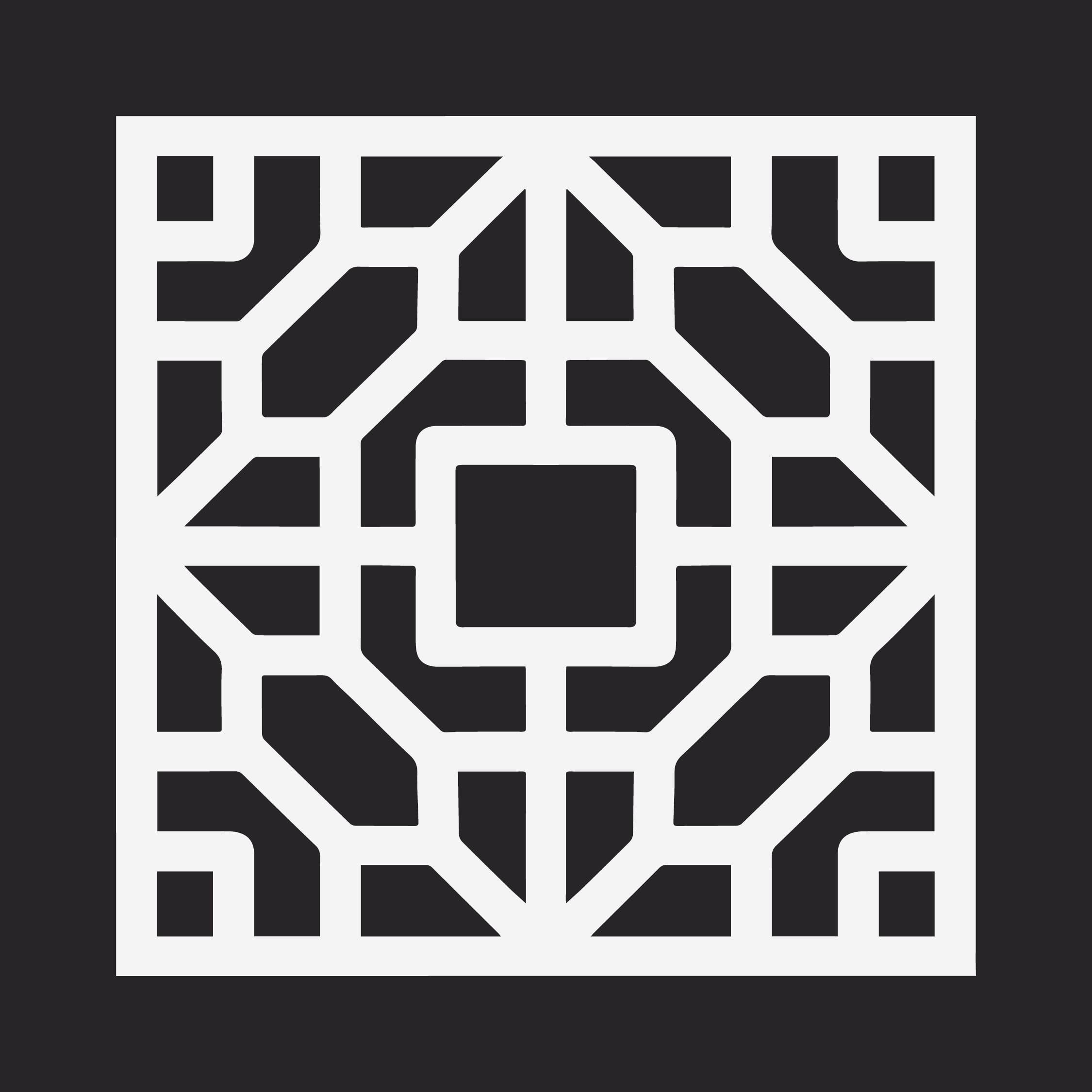 Трафарет DFA Квадратный узор для штукатурки и краски 0,3-1 мм (K00092)