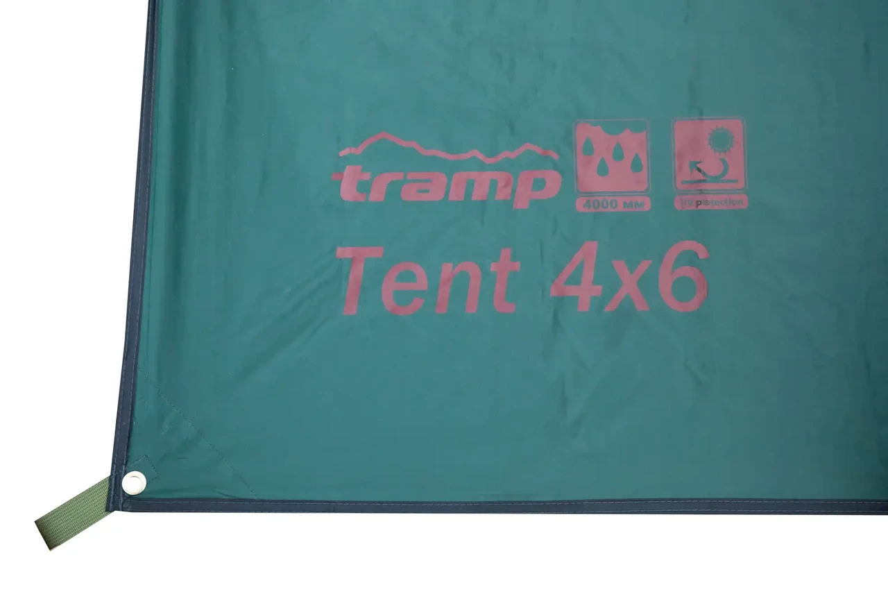 Тент туристический Tramp Tent 4х6 м Green (TRT-102) - фото 4