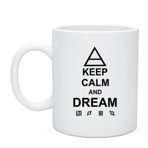 Чашка GeekLand Keep Calm and Dream 30 Seconds to Mars 330 мл