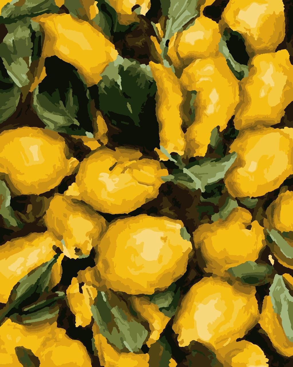 Картина по номерам Artissimo Сочные лимоны PN1235 40х50 см