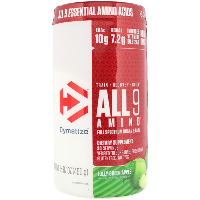 Аминокислота Dymatize All9 Amino 450 г Яблоко (5346V9420) Аминокислота Dymatize All9 Amino 450 г Яблоко (5346V9420)
