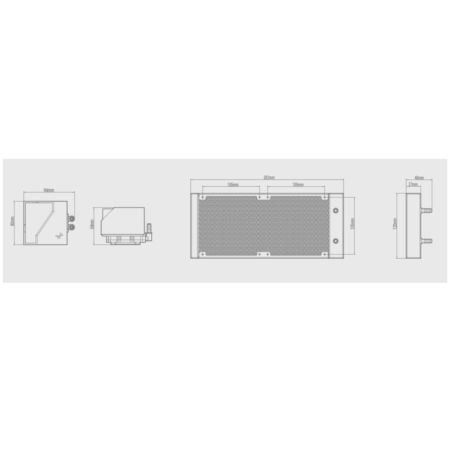 Кулер для ПК с водяным охлаждением Deepcool LT520 (R-LT520-BKAMNF-G-1) - фото 3