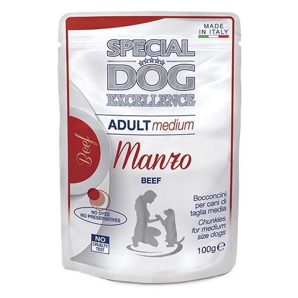 Корм для собак влажный Monge SDE Dog Wet Medium говядина 100 г (000025828)