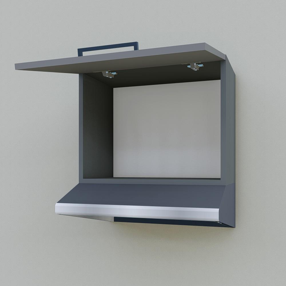 Шафа навісна Opendoors МП9 для кухні під витяжку 500 мм Антрацитовий/Графітовий (МП9/7) - фото 4 Шафа навісна Opendoors МП9 для кухні під витяжку 500 мм Антрацитовий/Графітовий (МП9/7) - фото 4