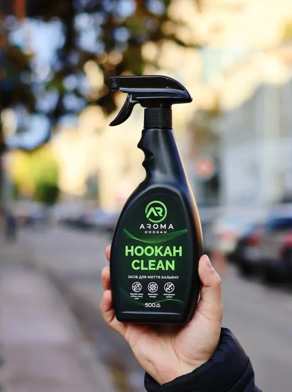 Спрей для чищення кальяну AROMA Clean 500 мл - фото 2 Спрей для чищення кальяну AROMA Clean 500 мл - фото 2
