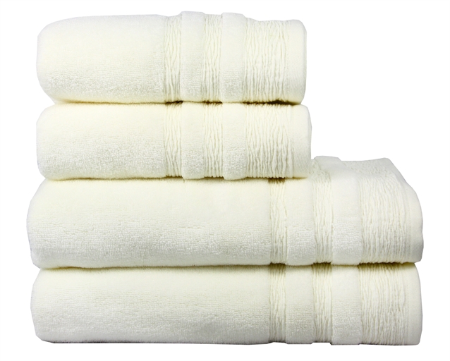 Полотенце махровое Maisonette Hydropile 50х100 см кремовый 450 г/м2