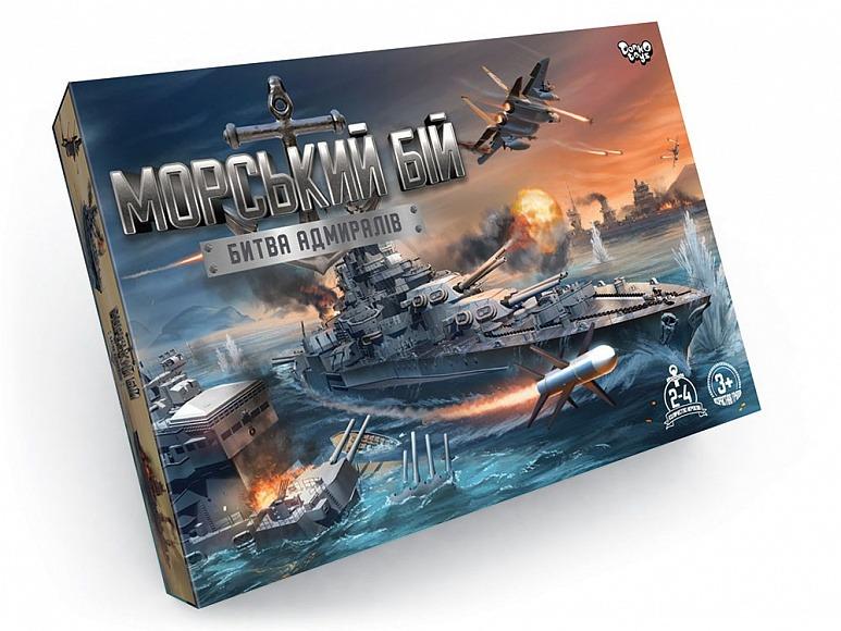Настольная развлекательная игра "Морський бій. Битва адміралів" рус (G-MB-04U)