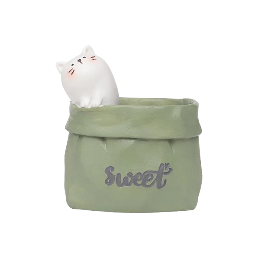 Горшок Кошка Sweet для комнатных растений/суккулентов (13543447)