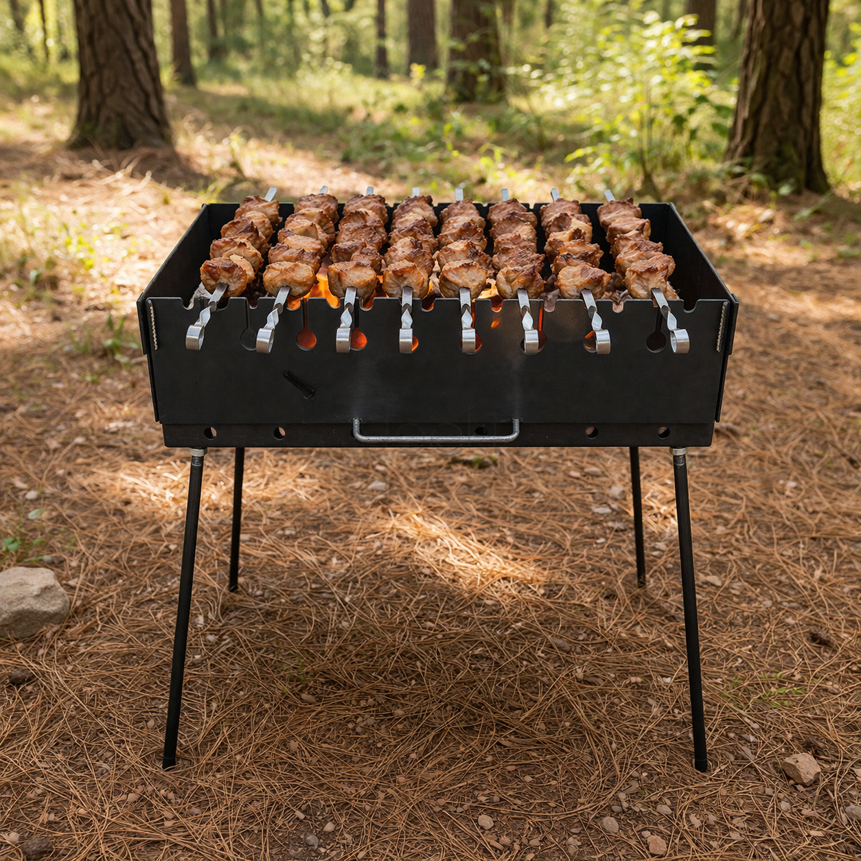 Мангал-чемодан Jooki Пегас на 8 шампуров 2 мм (10080)