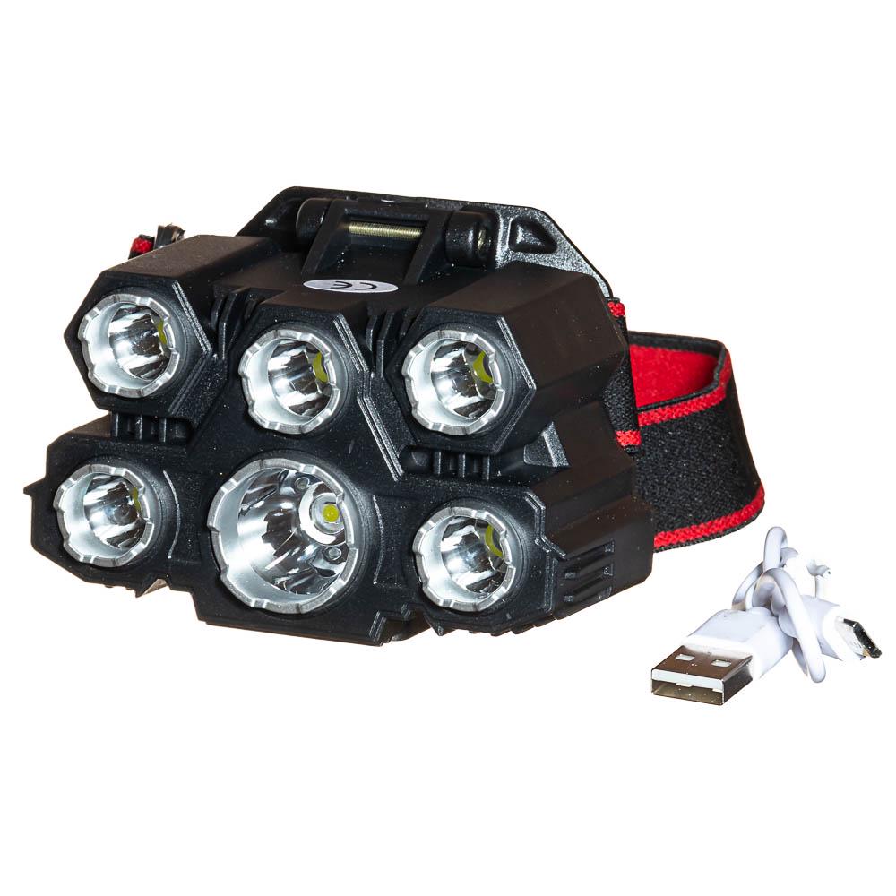 Налобний ліхтар із акумулятором (W683)