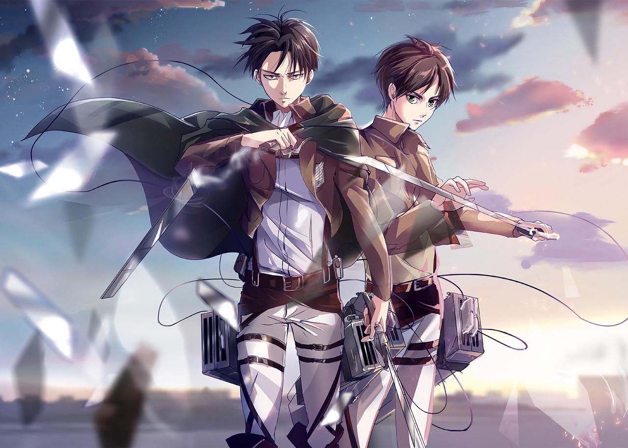 Картина GeekLand Attack on Titan спиной к спине