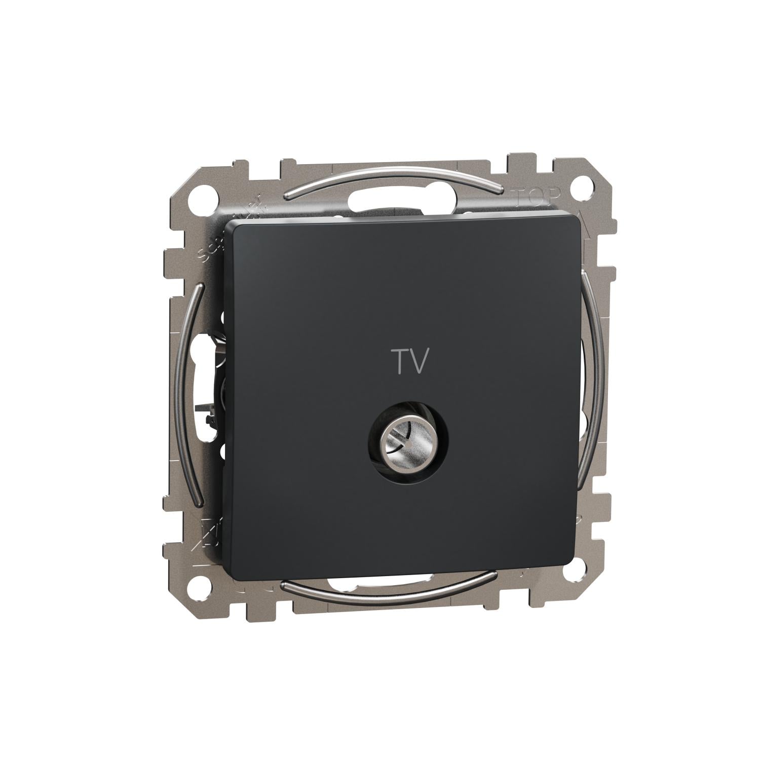 Розетка ТВ оконечная Schneider Electric Sedna Design 4 дБ Черный (SDD114471) Розетка ТВ оконечная Schneider Electric Sedna Design 4 дБ Черный (SDD114471)