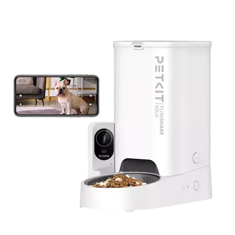 Смарт годівниця PETKIT Yumshare Solo With Camera Smart Pet Feeder P571 White - фото 7