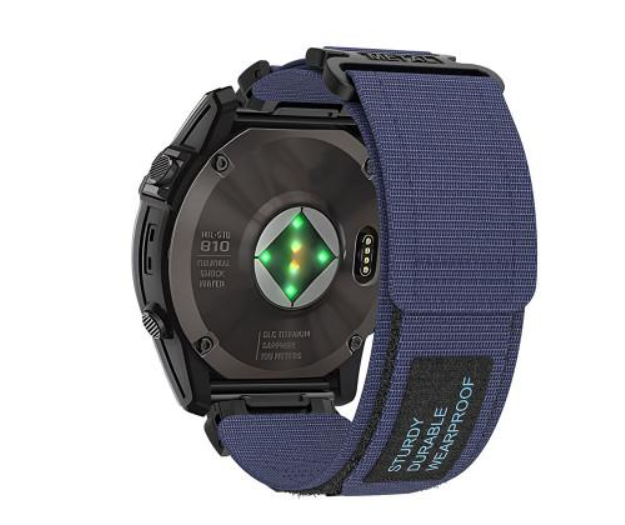 Ремінець Nylon Loop для смарт-годинників Garmin Fenix 7X/7X Pro/6X/6X Pro 26 мм Синій - фото 1