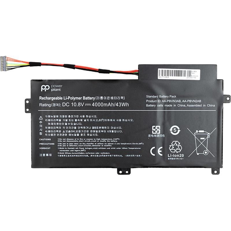 Аккумулятор Power для ноутбуков Samsung 370R AA-PBVN3AB 10,8V 4000mAh
