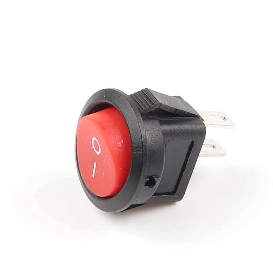 Перемикач вимикач живлення KCD1-105 KCD1-2 250V 3A Червоний Перемикач вимикач живлення KCD1-105 KCD1-2 250V 3A Червоний