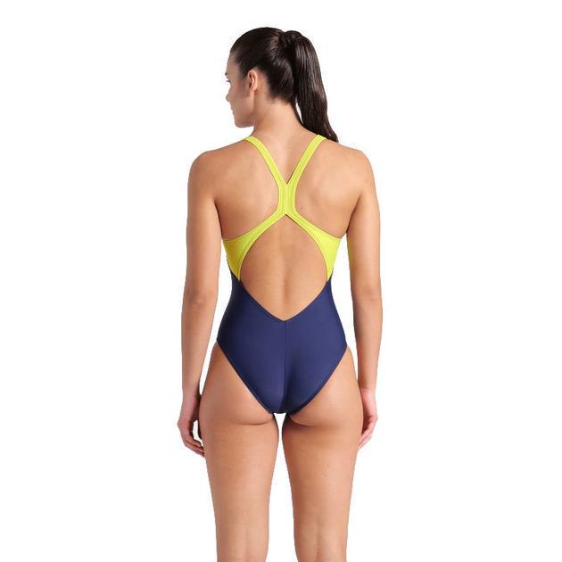 Купальник закрытый для женщин Arena BREATH SWIMSUIT V BACK LB р. 42 Темно-синий (008330-760 42) - фото 3