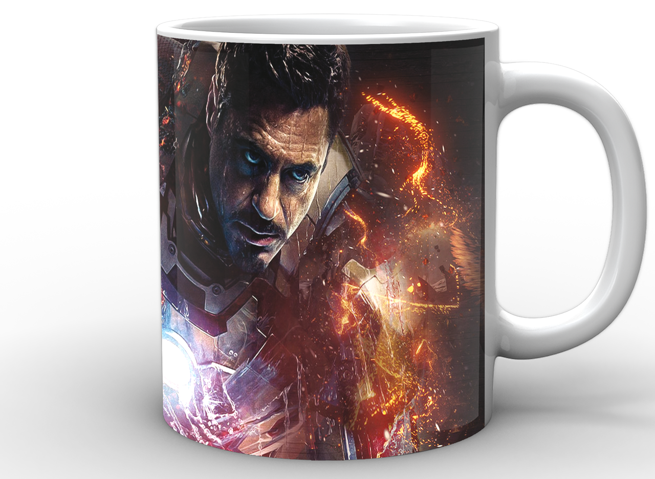 Чашка GeekLand Iron Man 330 мл Белый (IM.02.034.725)