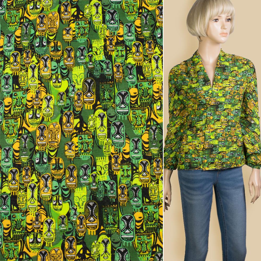 Тканина льон ширина 145 см Зелений (12623.024) - фото 2 Тканина льон ширина 145 см Зелений (12623.024) - фото 2