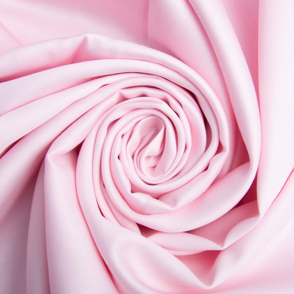 Ткань сатин для постельного белья V-17 210 ТС 130 гр/м2 240 см Розовый (25696)
