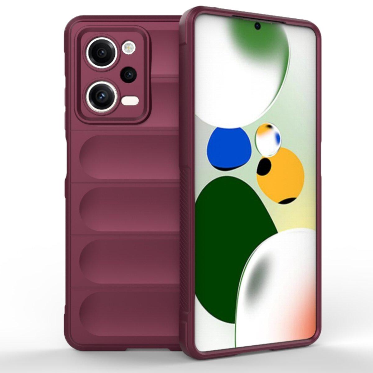 Противоударный чехол для Xiaomi Redmi Note 12 Pro 5G Cosmic Magic Shield / Plum