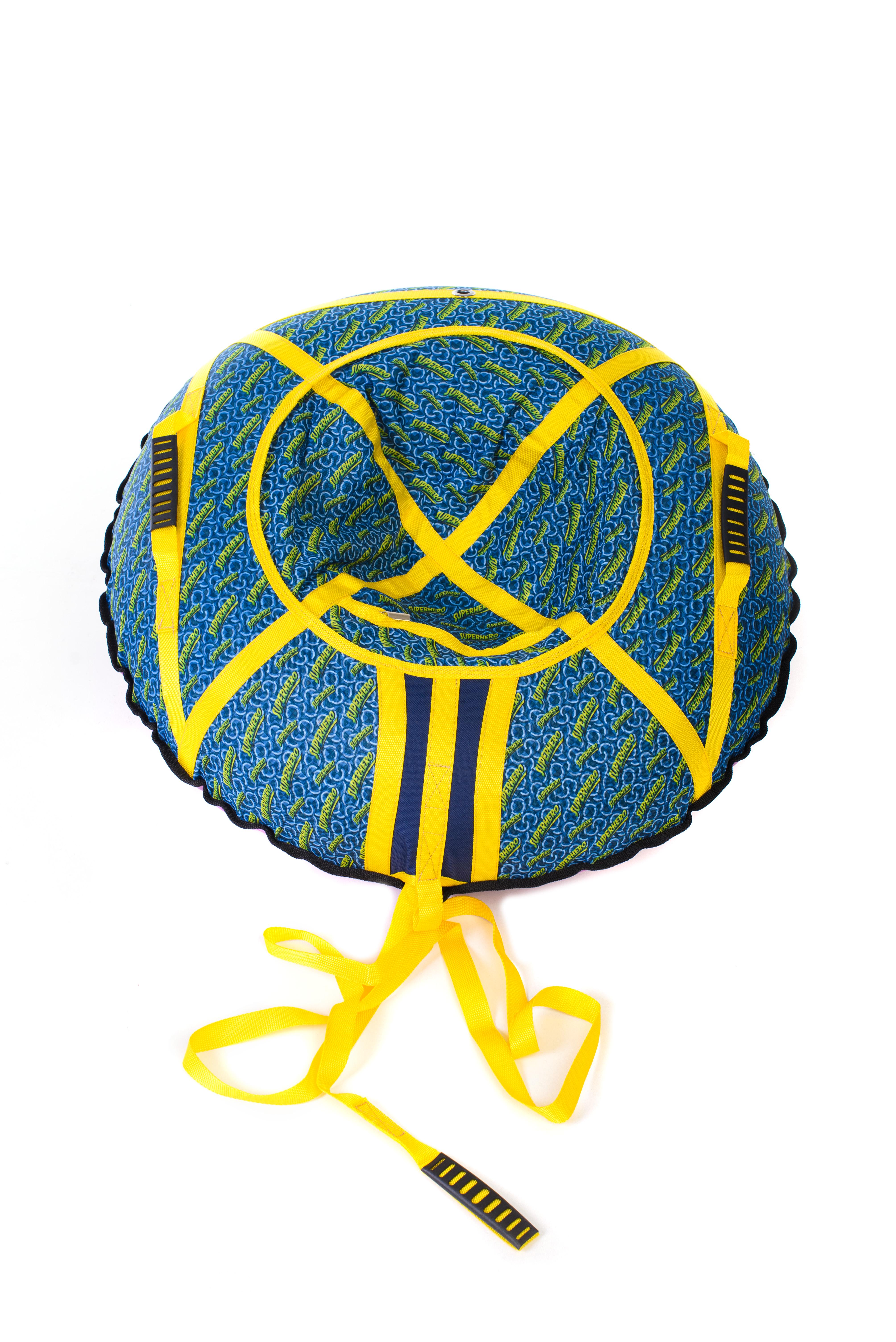 Надувные санки-ватрушка Kospa 100 см Superhero/Желтый (1123) Надувные санки-ватрушка Kospa 100 см Superhero/Желтый (1123)