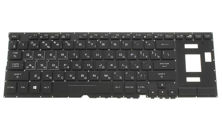 Клавиатура для ноутбука Asus GX501VIK Черный (167376) Клавиатура для ноутбука Asus GX501VIK Черный (167376)