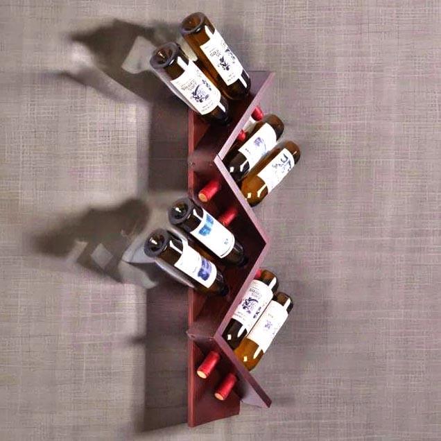 Полка для вина настенная из дерева Хакодате Савоярди (ПНК-001315)