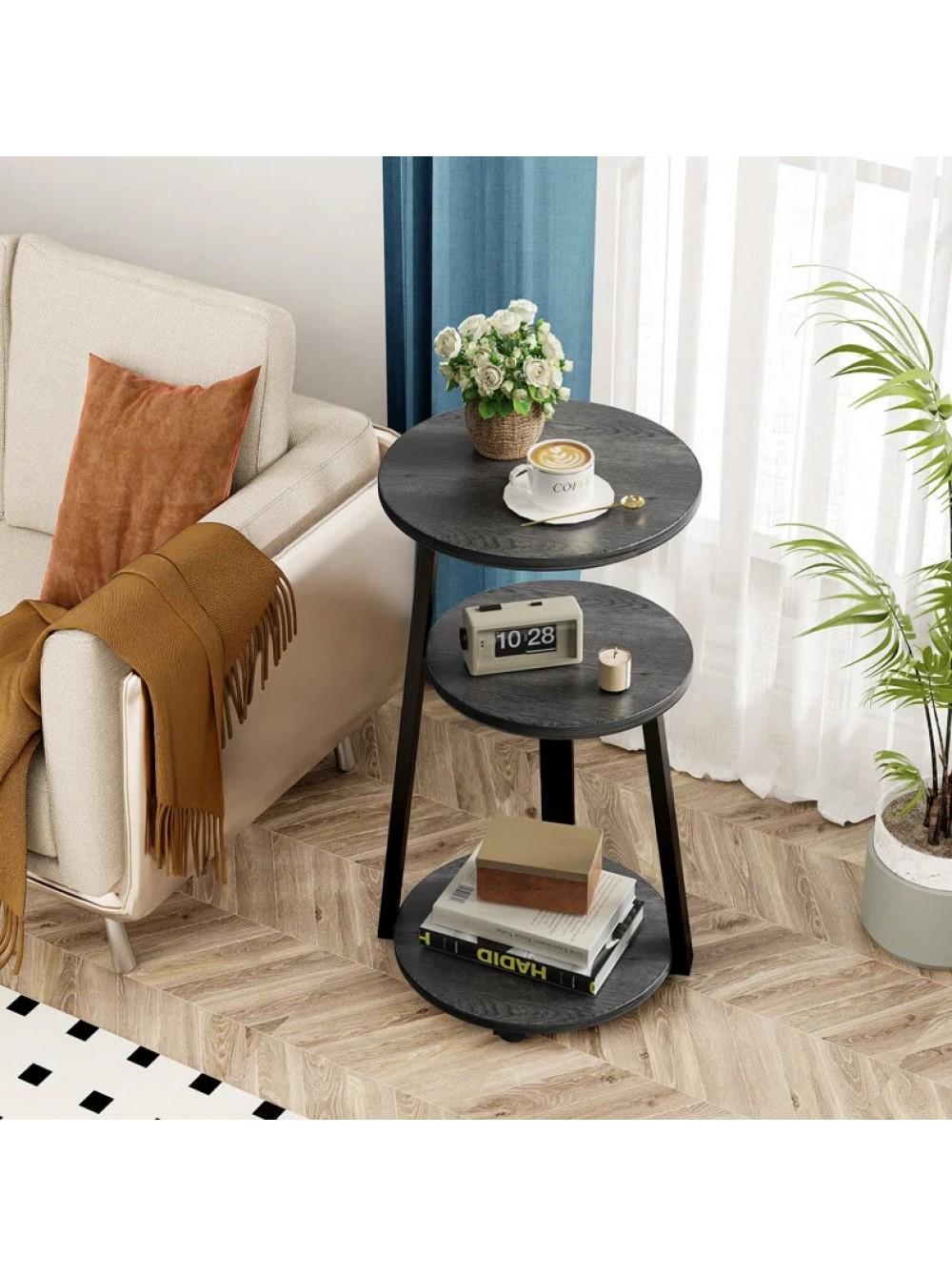 Журнальный столик приставной MSM Vernestine Round Черный - фото 3 Журнальный столик приставной MSM Vernestine Round Черный - фото 3