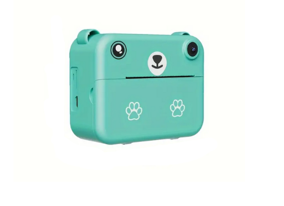 Фотоапарат цифровий дитячий Ведмедик для миттєвого друку та запису відео (SDV890)