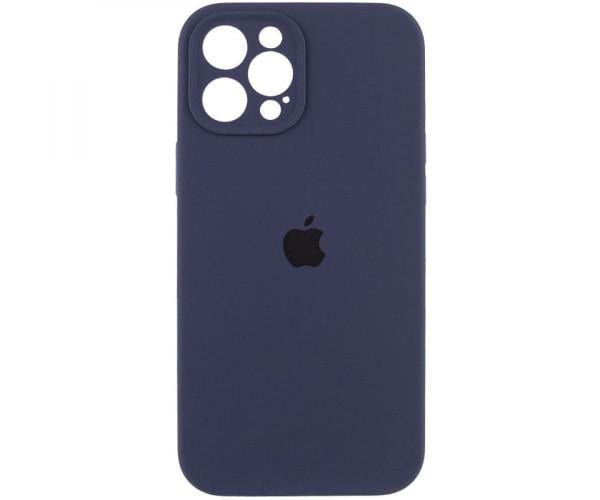 Чехол накладка Silicone Case Full Camera with Frame для Apple iPhone 14 Pro Max 70.Deep Navy