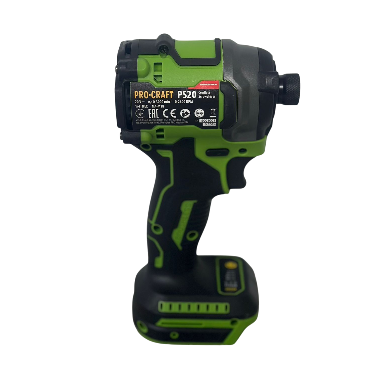 Гайковерт акумуляторний ProCraft PS20 20В 180 Нм безщітковий без АКБ та зарядного (032013) - фото 2