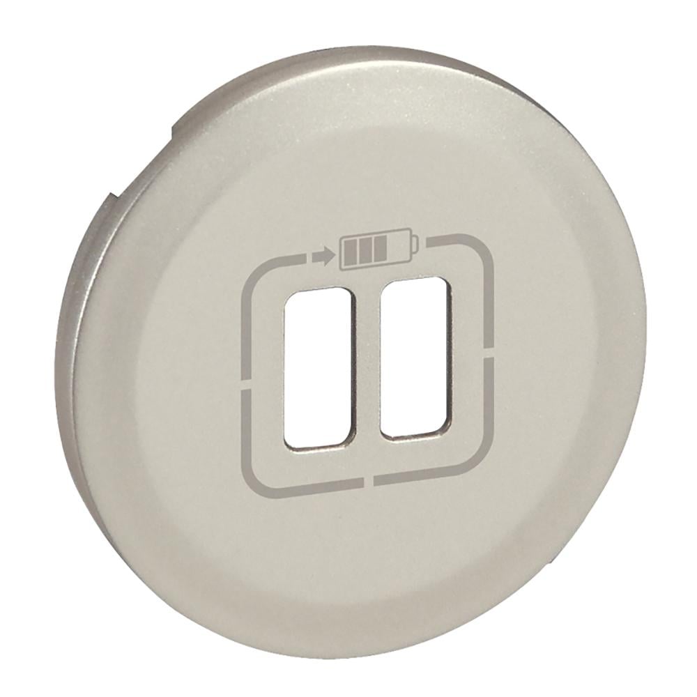 Панель заглушки лицевая Legrand USB Celiane пластик Титан (068556)
