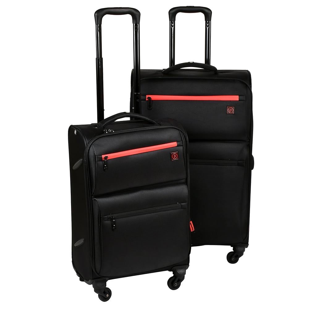 Набор чемоданов Stenson R33426 2 шт. 20/26" Черный (25173333)