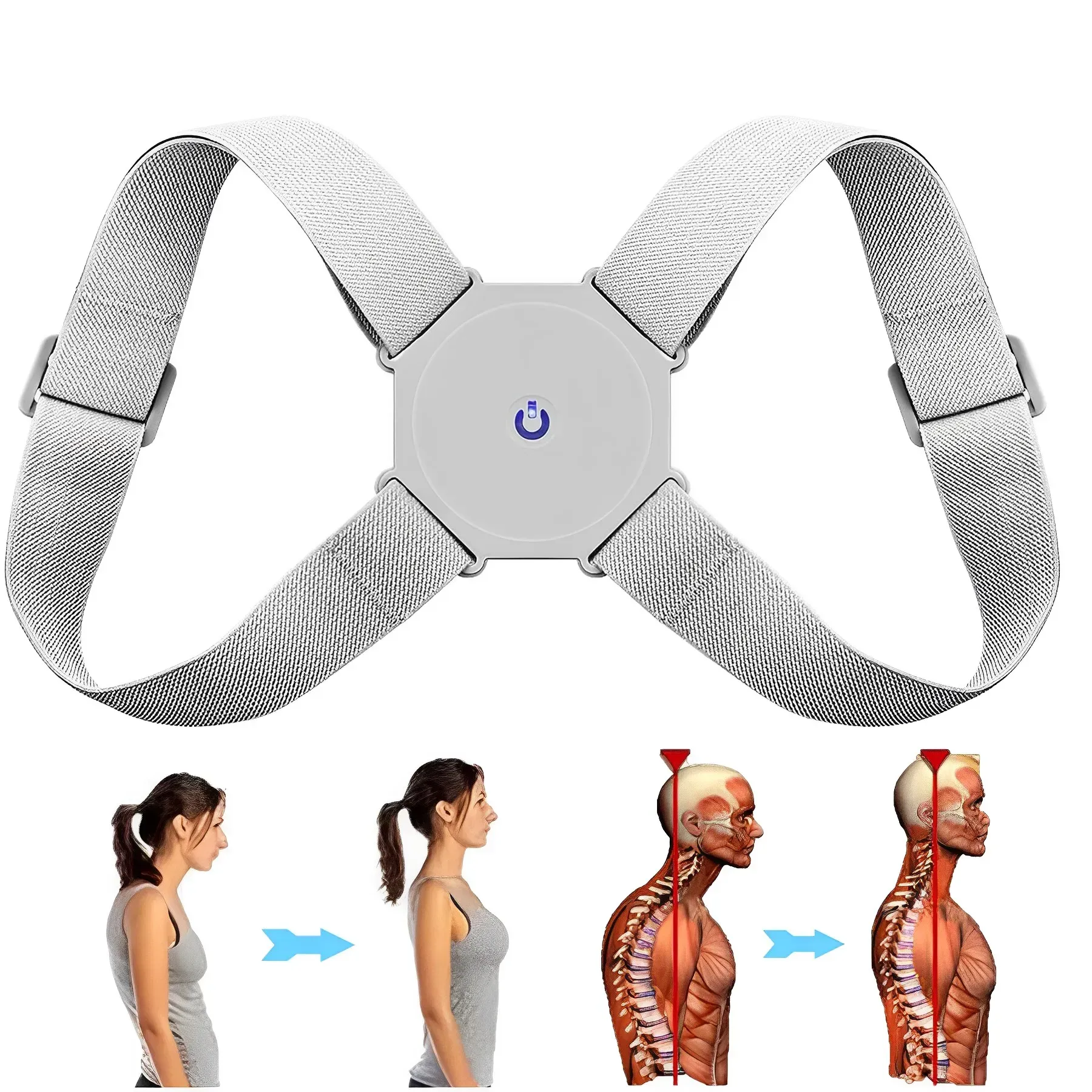 Коректор постави ортопедичний Nuoyi miao smart sensor corrector (30638767) - фото 2 Коректор постави ортопедичний Nuoyi miao smart sensor corrector (30638767) - фото 2