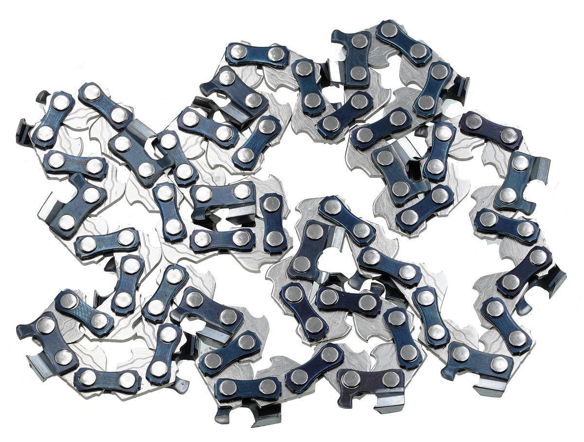 Цепь Solid для твердых пород 48 звеньев 24 зуба шаг 1/4" паз 1,1 мм metal box (цепш900)