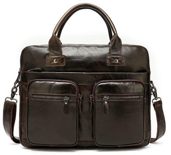Кожаная сумка Vintage 14795 Коричневый Кожаная сумка Vintage 14795 Коричневый