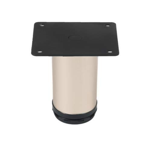 Мебельная ножка регулируемая Sigma 50х100 мм матовый алюминий (714850)