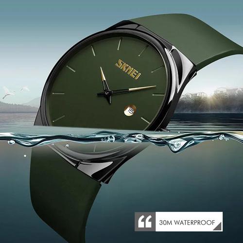 Наручные часы Skmei 1509AG 3 ATM 41 мм Black/Green - фото 4 Наручные часы Skmei 1509AG 3 ATM 41 мм Black/Green - фото 4