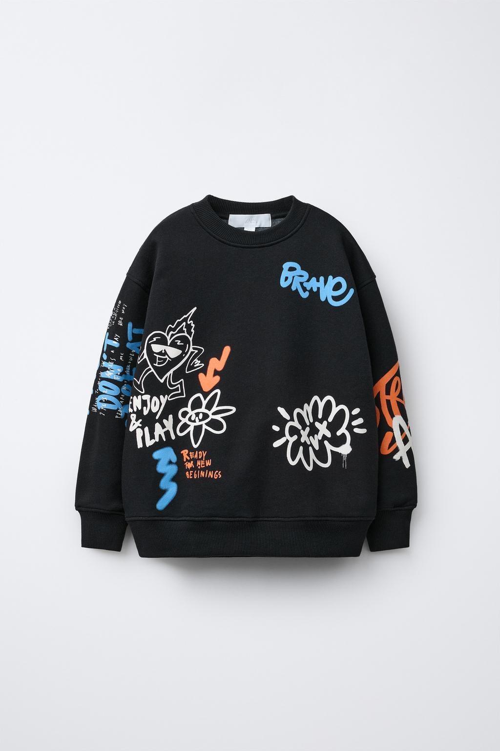 Світшот для хлопчика Zara 140 см Чорний (4805760800)