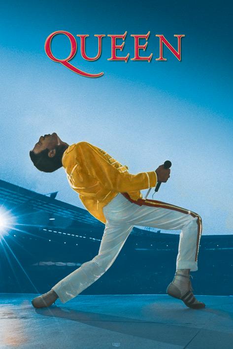 Постер плакат Queen Live at Wembley 61x91,5 см