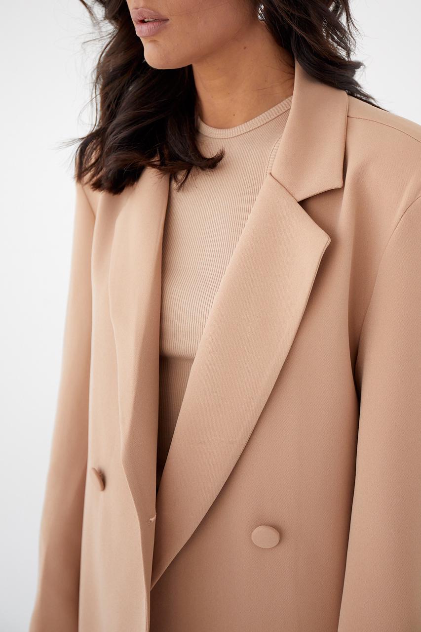 Піджак Fame istanbul із підплічниками L Світло-коричневий (9528545) - фото 4 Піджак Fame istanbul із підплічниками L Світло-коричневий (9528545) - фото 4