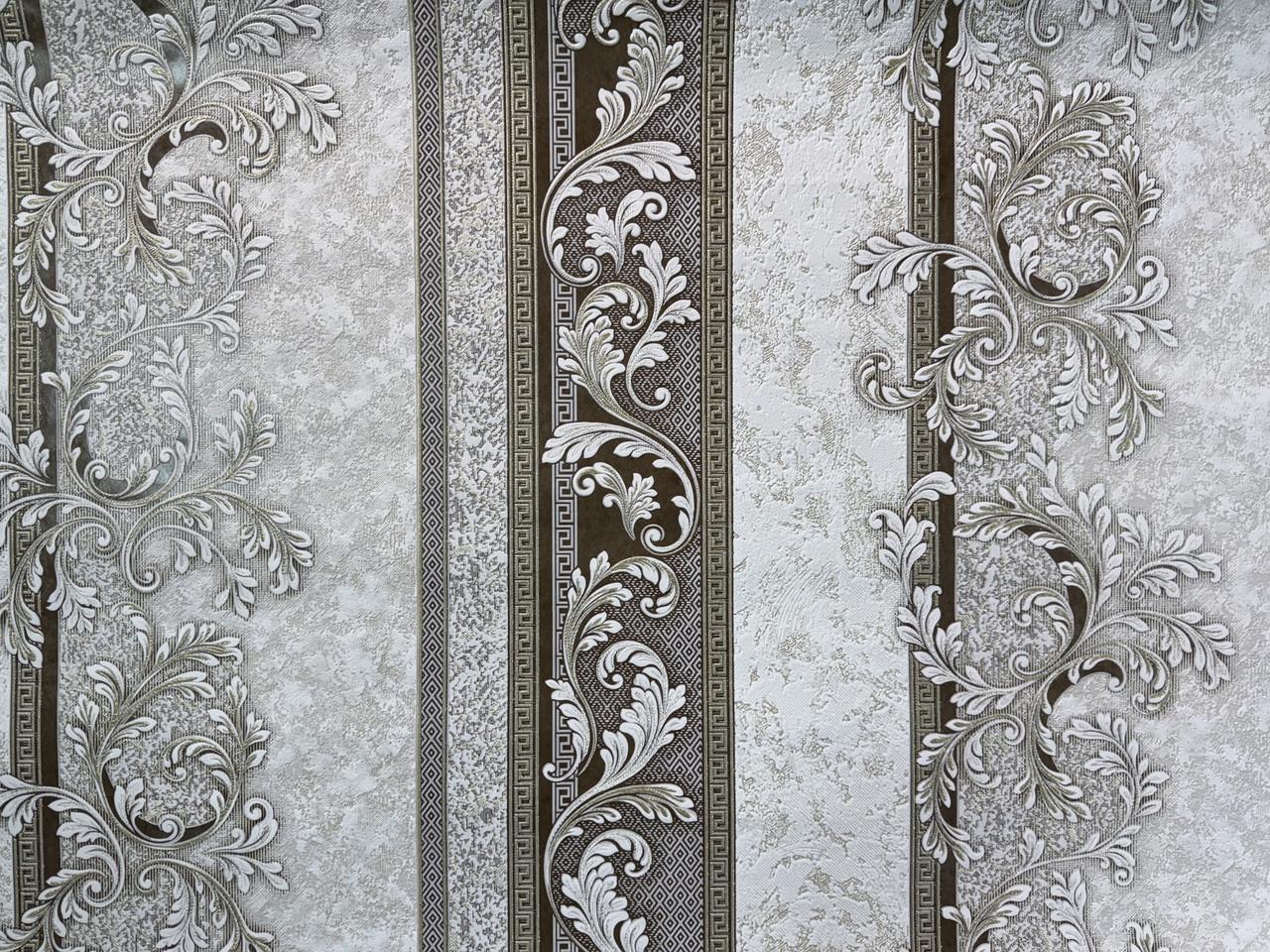 Обои виниловые на флизелиновой основе 10 м Коричневый (3677-02) Обои виниловые на флизелиновой основе 10 м Коричневый (3677-02)