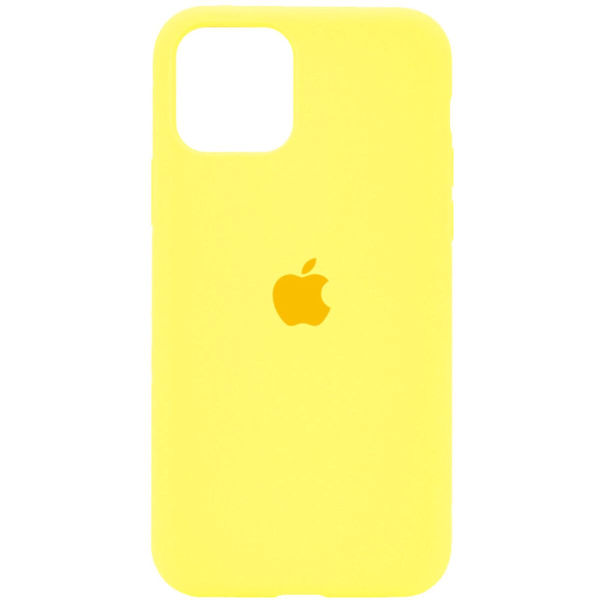 Противоударный чехол Silicone Full Case AA Open Cam для Apple iPhone 11 Pro Max Sunny Yellow