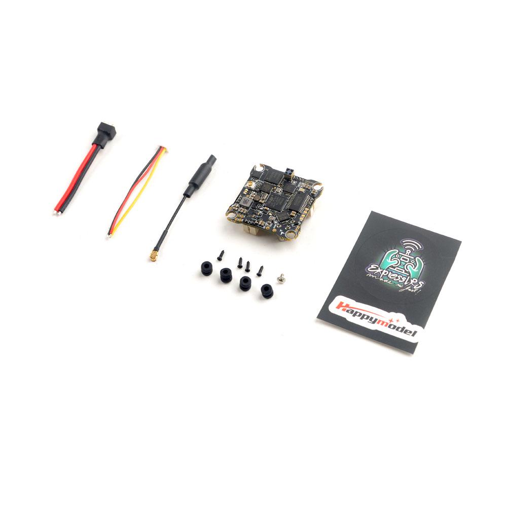 Контроллер полета HappyModel X12 AIO 5-IN-1 ELRS 2.4G FC с встроенным 12 A ESC и поддержкой OPENVTX для 1-2s FPV дронов (267125) - фото 4