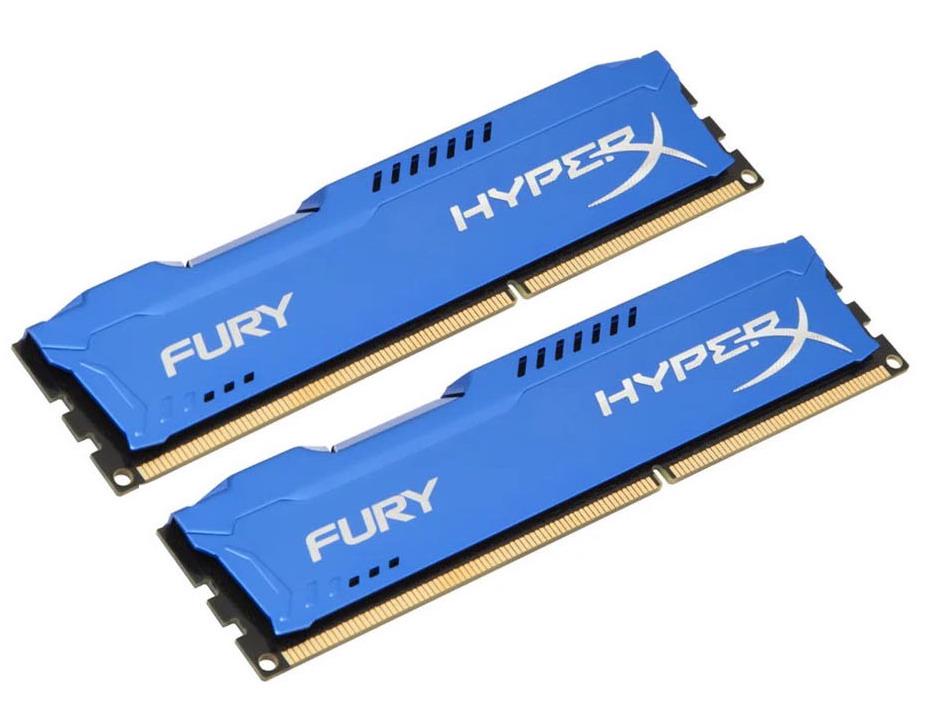 Память для настольных компьютеров HyperX Blue 16 GB 2x8 GB DDR3 1600 MHz FURY (HX316C10FK2/16) - фото 2