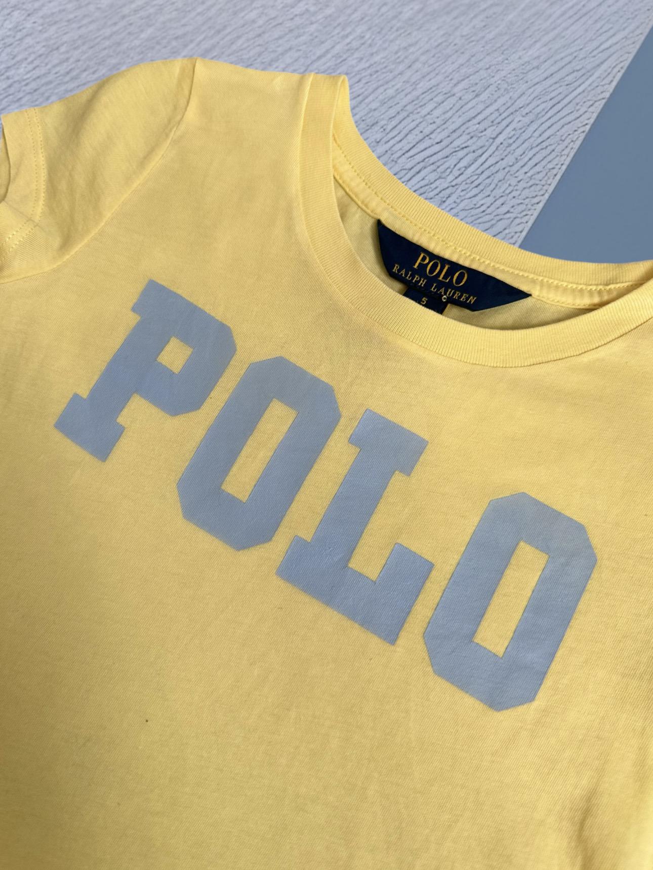 Футболка Polo Ralph Lauren 5 лет 110 см Желтый (001300124) - фото 2