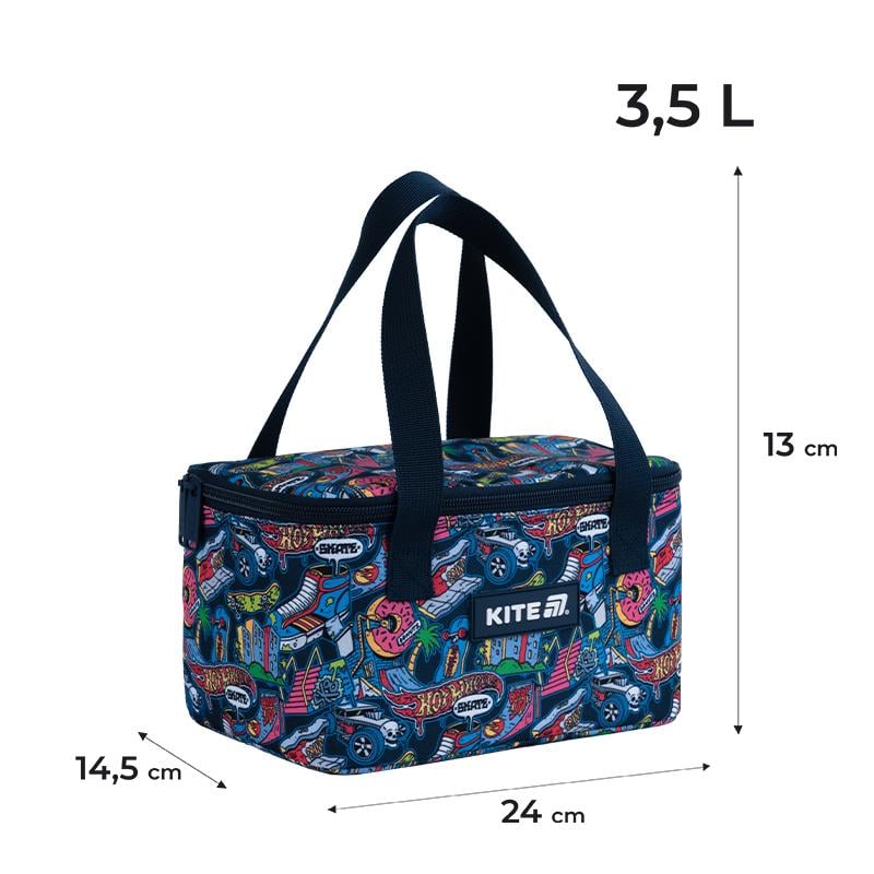 Сумка для ланча KITE Hot Wheels Skate (HW25-2705) - фото 2 Сумка для ланча KITE Hot Wheels Skate (HW25-2705) - фото 2