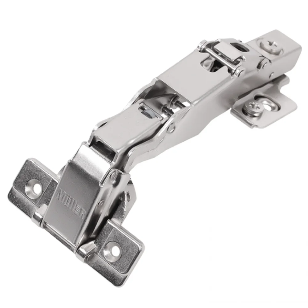 Петля Muller Profi Line кутова трансформер 165° Clip-On D 35 мм з доводчиком Нікель (MP0048)